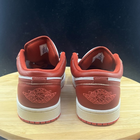 Nike Air Jordan 1 Low White Red Lobster FJ3459-160 Men's 7.5/ Wmns Sz 9 - Picture 9 of 10